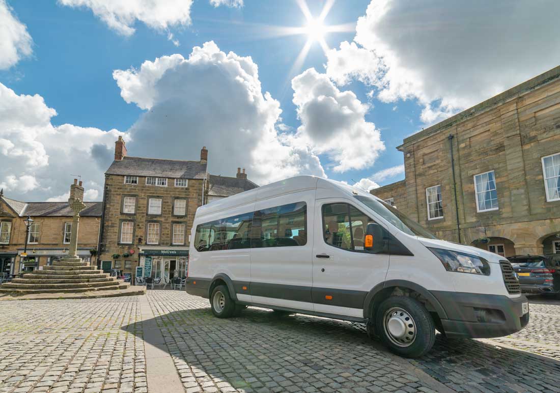 Website Photography for Alnwick Private Hire